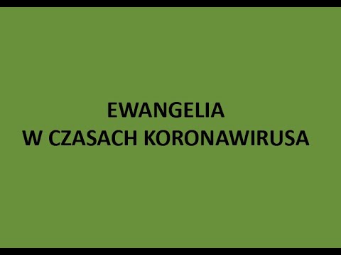 Piątek Wielkanocny 2020  ks  Andrzej Muszala