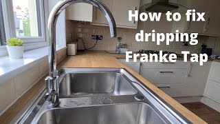 How to fix dripping Franke kitchen mixer tap with current parts - full tutorial.