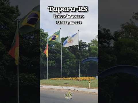 Entroncamento da RS-332 com a RS-223 em Tapera-RS no Alto Jacuí #riojacui #ibiruba #br386 #soledade