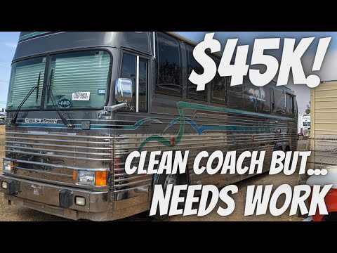 COMPLETE TOUR OF PREVOST COUNTRY COACH FOR SALE $45,000!!!
