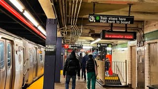 Dey Street Passageway To Fulton Street Subway 🚇 Station 🚉 In New York City 2025