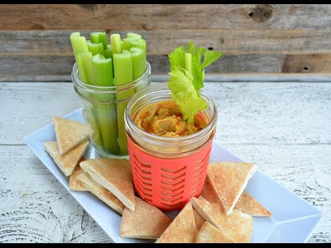 How to Make Hummus in a Mason Jar with an Immersion Blender | Spicy Chipotle Hummus Recipe