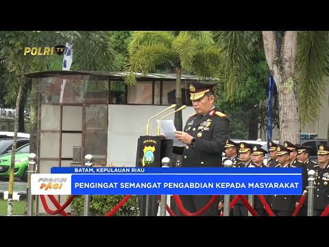 POLDA KEPRI MENGGELAR UPACARA PERINGATAN HARI PAHLAWAN KE-80