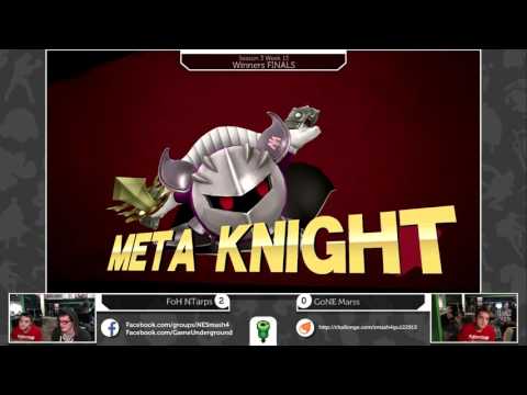 S4@GU 12-29 (Winner's Finals): GoNE Marss (ZSS/Lucas) vs FoH NTarps (Meta Knight/Mario)