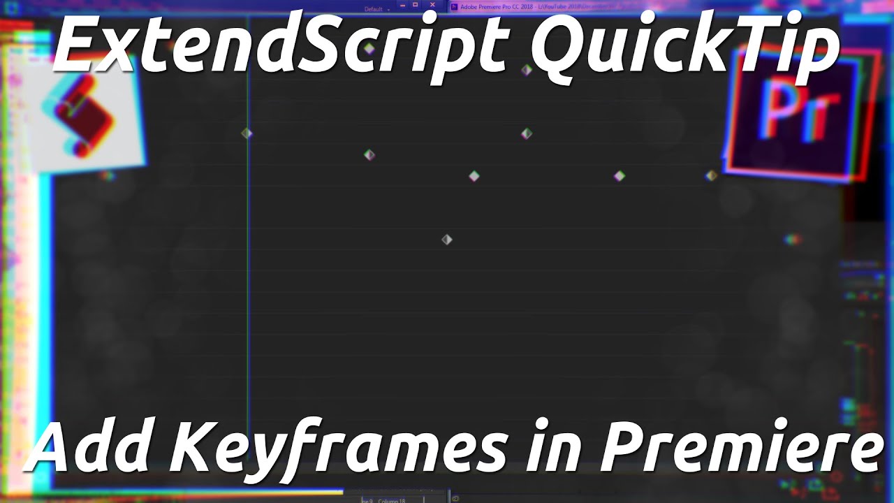 ExtendScript QuickTip - Add Keyframes in Premiere