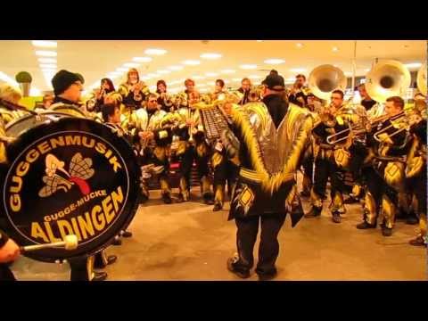 Guggenmusik Aldingen 2012 -Everybody need Somebody- Edeka Markt 11.02.12