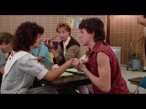 just one of the guys (1985) - billy zabka table scene