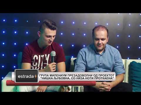 Estradaplus 11 10 2018   Grupa Milenium prezadovolni od proektot Niska ljubovna so niza noti protkae