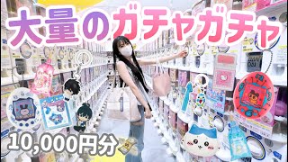 5700台のガチャガチャで10,000円分大量に回しまくってきた！⭐️「めじるし・サンリオ・平成など🌈」