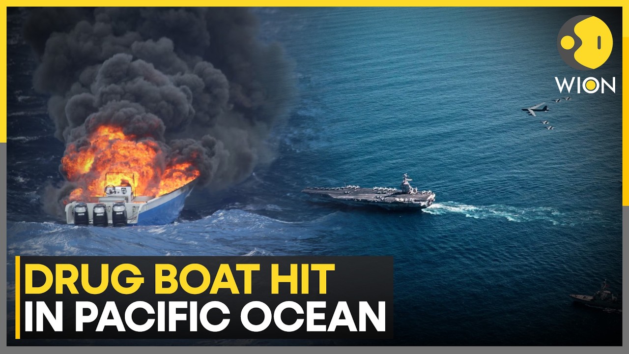 US Drug Boat Strike: US Strike On Suspected Drug Boat Leaves Two Dead | WION World News