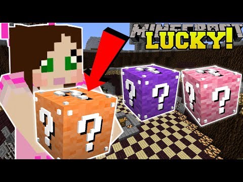 Minecraft: LUCKY BLOCK PARTY!!! (EVERY COLOR LUCKY BLOCK!) Mod Showcase
