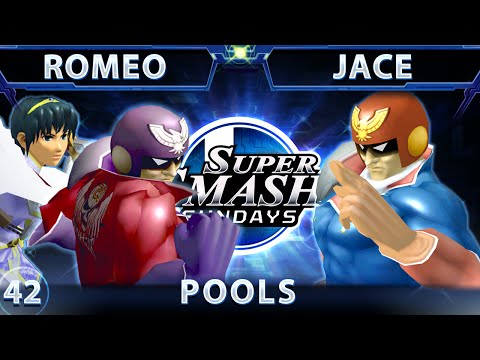 SSS 42 - Romeo (Falcon/Marth) Vs. Jace (Falcon) SSBM Pools - Smash Melee