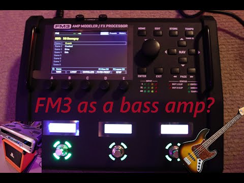 Fractal Audio FM3 as a bass amp