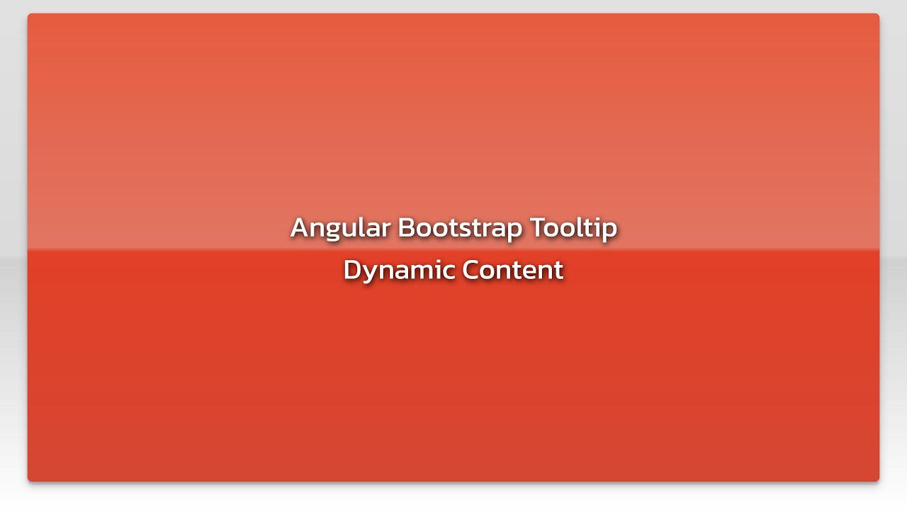 Angular Bootstrap Tooltip Dynamic Content