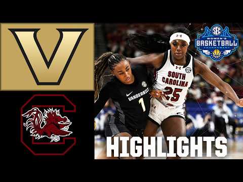 SEC Quarterfinals: Vanderbilt vs. South Carolina | Full Game Highlights | ESPN College Basketball