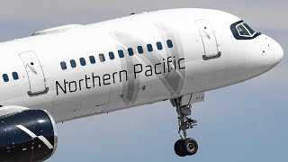 Northern Pacific Airways Boeing 757-2B7(WL) Inaugural Flight (ONT-LAS) in First Class