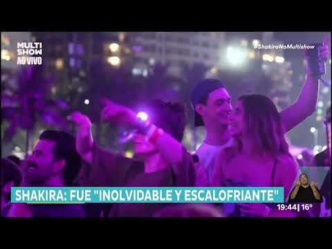 Masivo concierto gratuito de Shakira en Copacabana con una asistencia histórica de dos millones