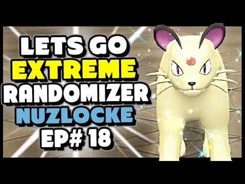 EPIC SHINY ENCOUNTER - Pokemon Lets Go Pikachu and Eevee Extreme Randomizer Nuzlocke Episode 18