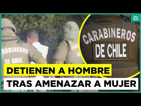 Hombre amenaza con arma blanca a mujer Fue detenido por carabineros en Estación Central