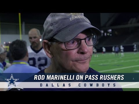 Defensive Coordinator Rod Marinelli on Dallas Cowboys Pass Rushers in Minicamp | Dallas Cowboys 2019