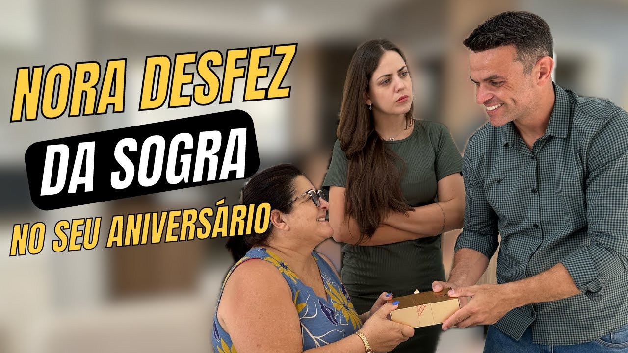 Nora desfaz da sogra no dia do aniversário dela!