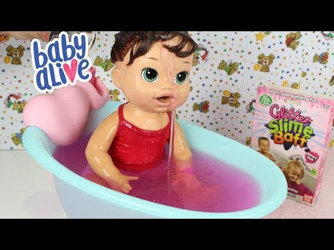 BANHEIRA DE SLIME DA BABY ALIVE BONECA SARA