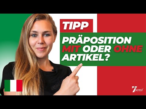 Simple trick - prepositions WITH or WITHOUT articles | Prepositions in Italian