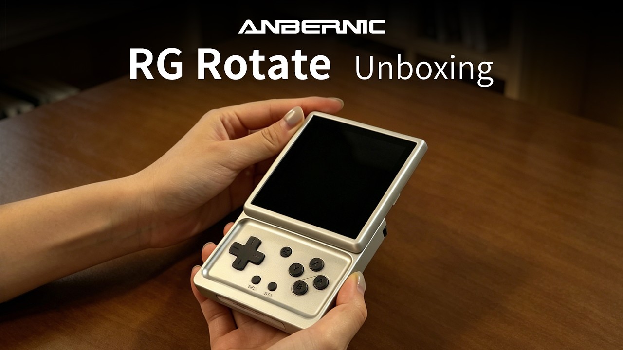 ANBERNIC RG Rotate Official Unboxing - YouTube