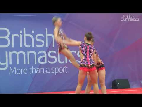 Acrobay 13 19 Group Gold 2018 Acrobatic British Championships