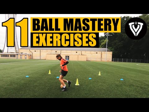 11 Ball Mastery Exercises | Football Homework | U9 - U10 - U11 - U12 - U13 - U14 | Thomas Vlaminck