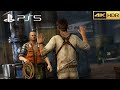 Uncharted 3: Drake's Deception Remastered (PS5) 4K HDR Gameplay Chapter 15: Sink or Swim