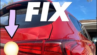 How to change a taillight bulb  on Hyundai Santa Fe
