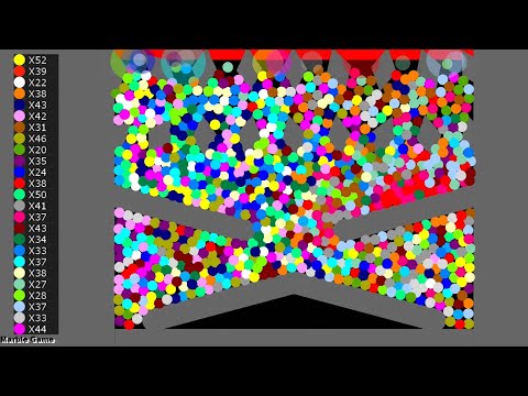 Survival Proliferation 28 - Marble Race in Algodoo