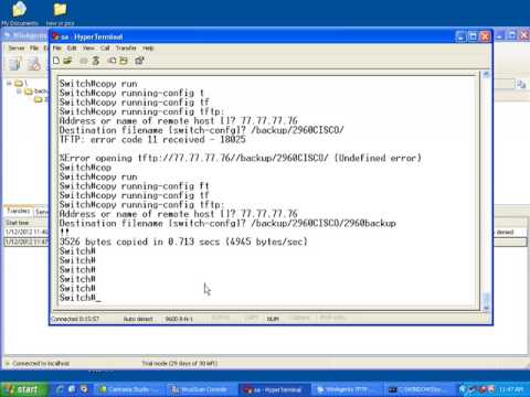 restore  & backup on cisco  devices using tftp