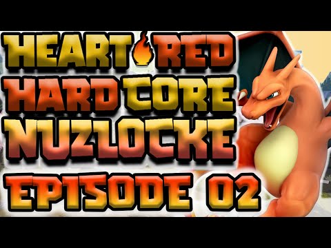 WTH IS THIS?! Pokemon Heart Red Hard Core Nuzlocke Ep 02