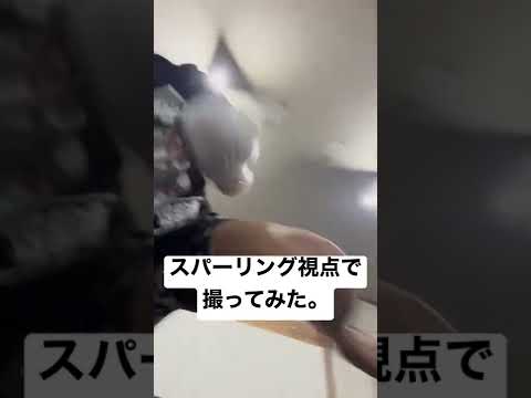 スパーリング視点で撮ってみた。