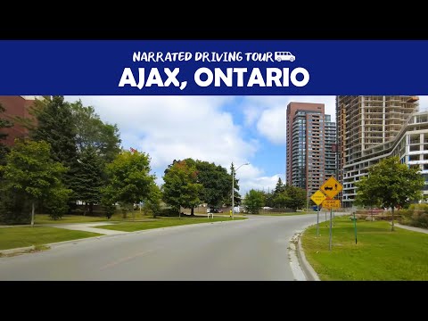 🚗 Scenic 4K Drive Through Ajax, Ontario | Explore Stunning Suburban Views 🌟🍁