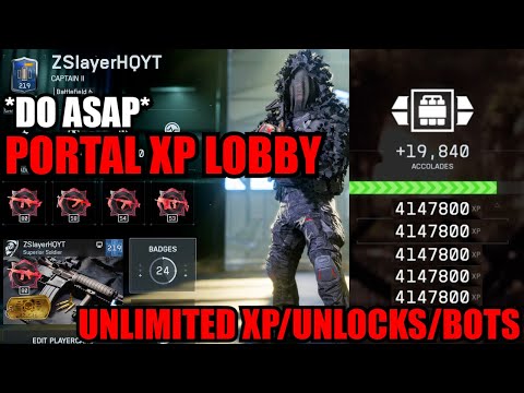 *NEW* PORTAL XP BOT LOBBY BF6! 100% WORKING! MAX RANK/UNLOCKS!