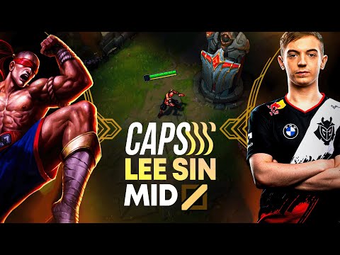 Caps is SPAMMING LEE SIN MID! The New Broken Laner???