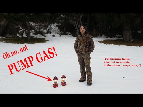 Coleman Lantern Camping Fuel -vs- Pump Gas 6-month Update