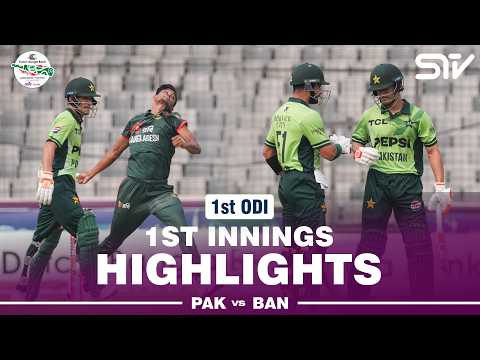 1st Innings Highlights | Bangladesh vs Pakistan | Match 01 | ODI Series 2026 | M9F1J