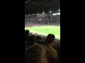 Fantastic Atmosphere Arsenal Away end. Manchester United vs Arsenal Danny Welbeck Goal 9/3/15