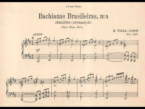 Villa-Lobos - Bachianas brasileiras No.4 (completa) (Nelson Freire, piano)