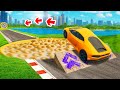 HOW FAR CAN A CAR DRIVE OVER A GIANT CEREAL BOWL IN GTA 5