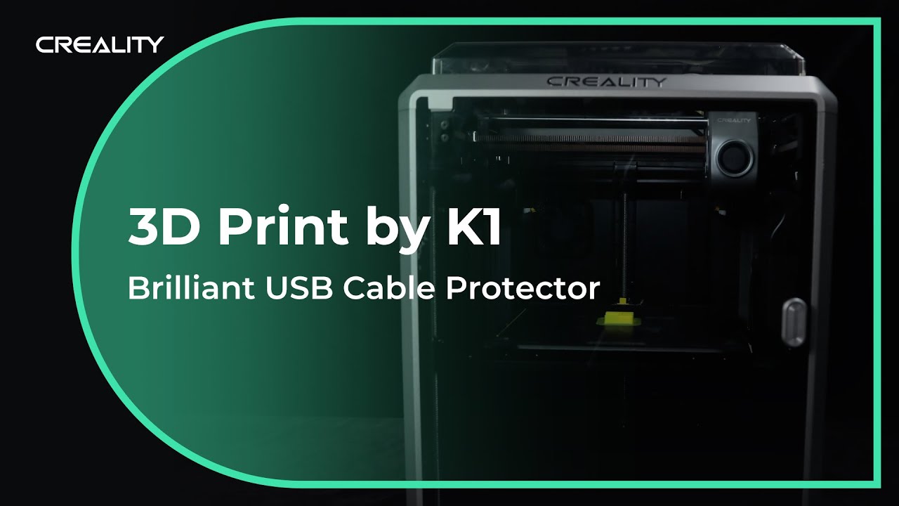 Tired of Frayed or Damaged Cables? 3D Print Your Savior with K1!