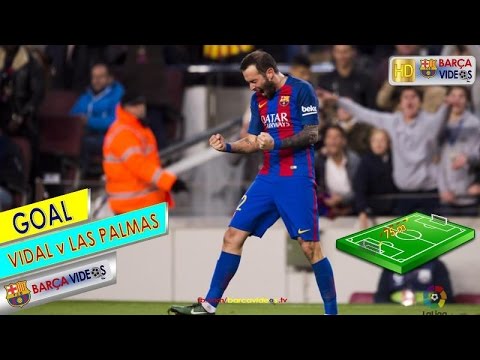 Aleix Vidal's First ever Goal for Barca. (Jan 17)
