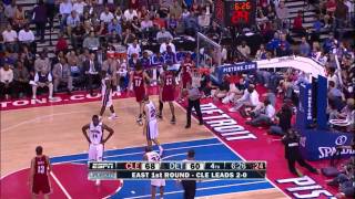 LeBron James 25 Points vs Pistons Game 3 Playoffs 2009! HD! 24.4.09