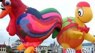 preview picture of video 'Luchtballonnen, Vredefeesten, Sint-Niklaas 2007'