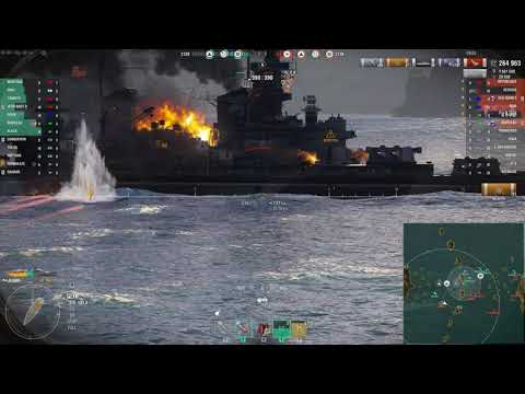 USS OHIO - the BIG boi GUN Montana Class Battleship for 416 K DMG