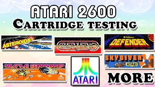 Atari 2600 Play Testing: Asteroids, Berzerk, Defender, Yars Revender, Ice Hockey, etc.